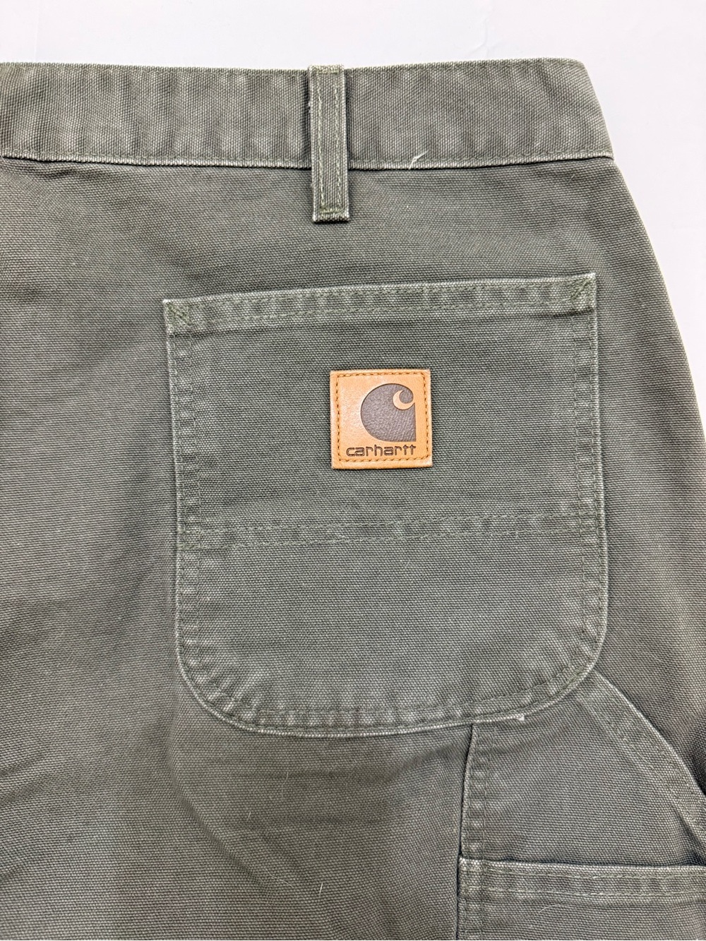 NWT Men's Carhartt Duck Green B11-MOS Carpenter Pants 40 x 30 - Picture 5 of 10